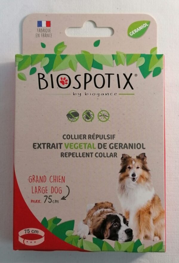 Biospotix ogrlica za pse velikih rasa, 75cm